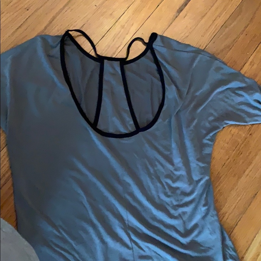 Stitch fix top w/ tank top cutout back